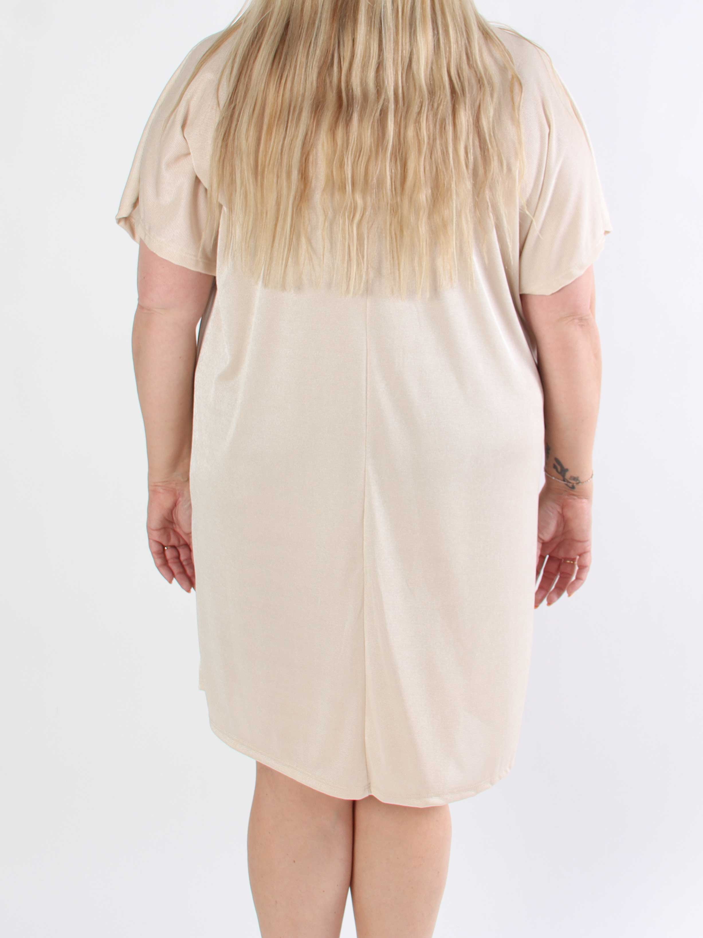 Phoebe - Viskos plus size tunikaklänning strass